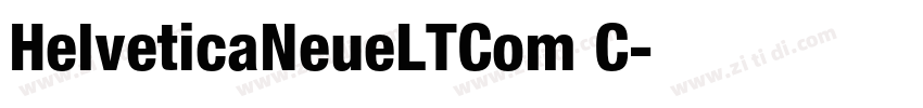HelveticaNeueLTCom C字体转换